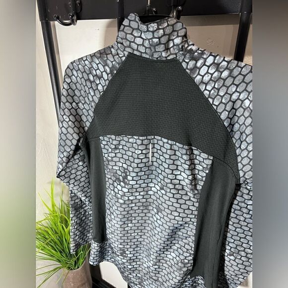 Champion duo dry running jacket windbreaker black grey size medium - Picture 5 of 16